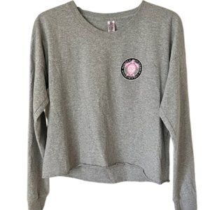 Simply Southern Long Sleeved Turtle Crop Top "Live Love Simply" - L